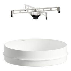 Laufen Einbau-Waschtisch In/Out rund 400x400x114mm, von oben, ohne Hahnloch und ... LAUFEN-H517IO40001121 7612738193362 (Abb. 1)