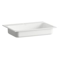 Laufen Einbau-Waschtisch Stream rechteckig 650x472x127mm, von oben, mit Armature... LAUFEN-H517SR70001111 7612738182243 (Abb. 1)