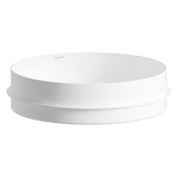 Laufen Einbau-Waschtisch Unisono rund 375x375x114mm, von oben, ohne Hahnloch und... LAUFEN-H517UO30001121 7612738182267 (Abb. 1)