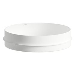 Laufen Einbau-Waschtisch Unisono rund 400x400x114mm, von oben, ohne Hahnloch und... LAUFEN-H517UO47571121 7612738182366 (Abb. 1)
