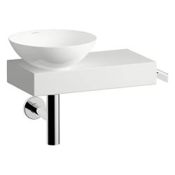 Laufen Waschplatz-Set Piccolo Novo 555x320x400mm, Schale rechts, mit Platte und ... LAUFEN-H561PN40001111 7612738182496 (Abb. 1)