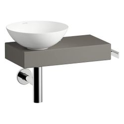 Laufen Waschplatz-Set Piccolo Novo 555x320x400mm, Schale rechts, mit Platte und ... LAUFEN-H561PN47071111 7612738182502 (Abb. 1)