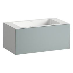 Laufen Waschplatz Folio 804x450x350mm, ohne Armaturenbank, Hahnloch und Überlauf... LAUFEN-H580FO35211121 7612738182564 (Abb. 1)