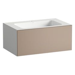 Laufen Waschplatz Folio 804x500x350mm, mit Armaturenbank, 1 Hahnloch, ohne Überl... LAUFEN-H580FO35221111 7612738182595 (Abb. 1)