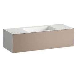 Laufen Waschplatz Folio 1254x500x350mm, mit Armaturenbank, 1 Hahnloch, ohne Über... LAUFEN-H580FO55221111 7612738182991 (Abb. 1)