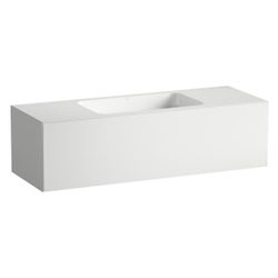 Laufen Waschplatz Folio 1254x450x350mm, ohne Armaturenbank, Hahnloch und Überlau... LAUFEN-H580FO55251121 7612738183127 (Abb. 1)