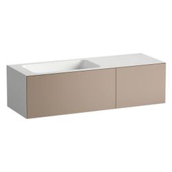 Laufen Waschplatz Folio 1254x450x350mm, Becken links, ohne Armaturenbank, Hahnlo... LAUFEN-H580FO75221121 7612738183202 (Abb. 1)