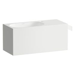 Laufen Waschplatz Fusion.S 535x236x240mm, rechteckig, mit Tuchhalter rechts, 1 H... LAUFEN-H585FS40001111 7612738183400 (Abb. 1)