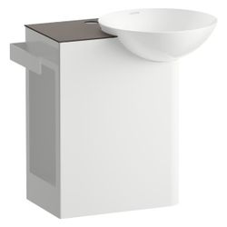 Laufen Waschplatz Insert 485x317x470mm, rechteckig, Becken rechts, mit 1 Hahnloc... LAUFEN-H585IN37111111 7612738183424 (Abb. 1)