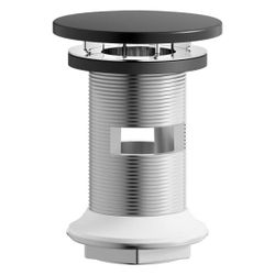 Laufen Ablaufventil, Durchmesser 74mm, nicht verschliessbar, Schwarz matt... LAUFEN-H591LA57160001 7612738183721 (Abb. 1)