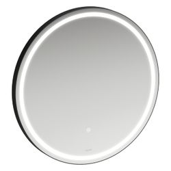 Laufen Spiegel Base 2.0 600x600mm, rund, LED-Beleuchtung, 1 Sensorschalter, Schw... LAUFEN-H4443901084501 7612738151676 (Abb. 1)
