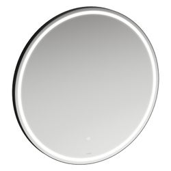 Laufen Spiegel Base 2.0 800x800mm, rund, LED-Beleuchtung, 1 Sensorschalter, Schw... LAUFEN-H4443911084501 7612738151683 (Abb. 1)