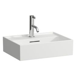 Laufen Waschtisch Kartell unterbaufähig 450x340x120mm, mit 1 Hahnloch, ohne Über... LAUFEN-H8153307571111 7612738024185 (Abb. 1)