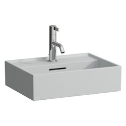Laufen Waschtisch Kartell unterbaufähig 450x340x120mm, mit 1 Hahnloch, ohne Über... LAUFEN-H8153307591111 7612738024208 (Abb. 1)