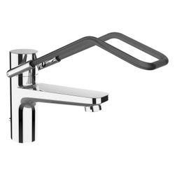 Laufen Waschtisch-Mischer Clinic, Festauslauf, Ausladung 140mm, mit Bügelgriff u... LAUFEN-HF941003100094 7612738002152 (Abb. 1)
