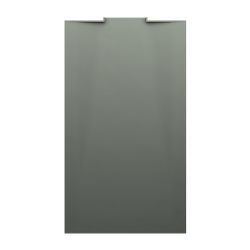 Laufen Duschwanne NIA 800x1400x34mm, Betongrau, aus Marbond, mit Wandablauf... LAUFEN-H2100340790001 7612738112431 (Abb. 1)