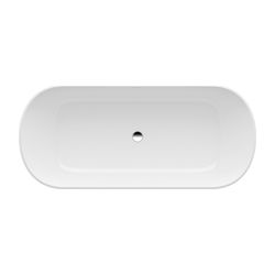 Laufen wandangebundene Badewanne LUA 855x1700x540mm, Chrom, Weiß, Marbond, Bohrl... LAUFEN-H2200870000361 7612738077303 (Abb. 1)
