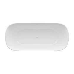 Laufen MEDA Freistehende Oval-Badewanne 1800x800mm, Verkehrsgrau Matt außen, Wei... LAUFEN-H2201121670001 7612738118563 (Abb. 1)