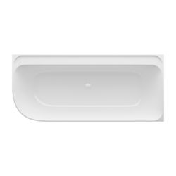 Laufen Badewanne MEDA, 800x1800x590mm, glänzend, Eckversion rechts, Weiß, Marbon... LAUFEN-H2201150000001 7612738097158 (Abb. 1)