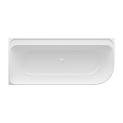 Laufen Badewanne MEDA, 800x1800x590mm, glänzend, Eckversion links, Weiß, Marbond... LAUFEN-H2201160000001 7612738097165 (Abb. 1)