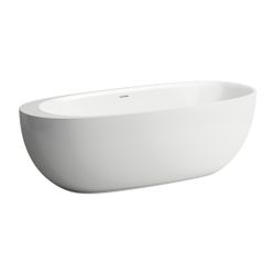 Laufen Freistehende Badewanne, Ilbagnoalessi, 800x1850x590mm, Weiß, aus Mineralg... LAUFEN-H2209720000001 7612738032852 (Abb. 1)