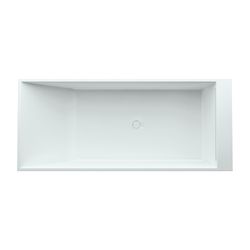 Laufen freistehende Badewanne Kartell, LED-Beleuchtung 760x1760x540mm, Weiß, aus... LAUFEN-H2223320006161 7612738299422 (Abb. 1)