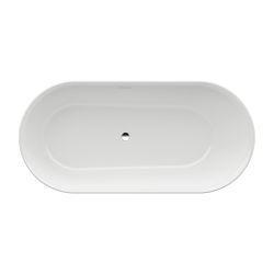 Laufen freistehende Badewanne Kartell 814x1715x520mm, Weiß, aus Sentec Mineralgu... LAUFEN-H2263320000001 7612738910525 (Abb. 1)