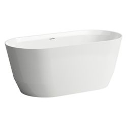 Laufen Badewanne freistehend Pro 700x1500x590mm, oval, Marbond, Weiß matt... LAUFEN-H2439527570001 7612738132323 (Abb. 1)