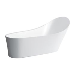 Laufen freistehende Badewanne Palmoba 890x1800x900mm, Weiß, aus Sentec Mineralgu... LAUFEN-H2458020000001 4014804844001 (Abb. 1)