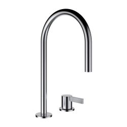 Laufen 2-Loch Waschtischmischer Kartell Schwenkauslauf Ausladung 166mm, ohne Abl... LAUFEN-H3113320902201 7612742513231 (Abb. 1)