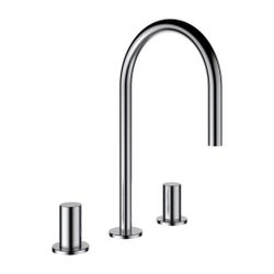 Laufen 3-Loch Waschtischmischer Kartell Schwenkauslauf Ausladung 166mm, ohne Abl... LAUFEN-H3123330902201 7612742513774 (Abb. 1)