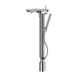 Laufen Einhebel-Standsäulen-Wannenmischer mit Deko-Disc, transparent, Kartell Ch... LAUFEN-H3213310041211 7612742481219 (Abb. 1)