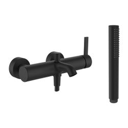 Laufen Einhebel-Wannenmischer Aufputz Kartell mit Kunststoffschlauch 1800mm, Tit... LAUFEN-H3213370811411 7612738031695 (Abb. 1)