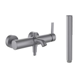 Laufen Einhebel-Wannenmischer Aufputz Kartell mit Kunststoffschlauch 1800mm, Han... LAUFEN-H3213370901411 7612738031671 (Abb. 1)