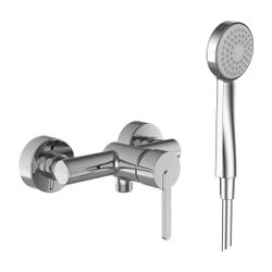 Laufen Einhebel-Brausemischer Lua Anschlussdistanz 150mm, Chrom, Temperatur- und... LAUFEN-H3310810041311 7612738986803 (Abb. 1)