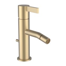 Laufen Einhebel-Bidetmischer Kartell, Ausladung 110mm, Gold, Festauslauf, ohne A... LAUFEN-H3413310831031 7612738031619 (Abb. 1)