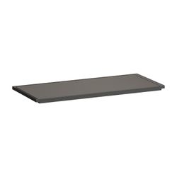 Laufen Ablage Kartell für Waschtisch 460x200x15mm, Rauchgrau... LAUFEN-H3853310850001 7612738295141 (Abb. 1)