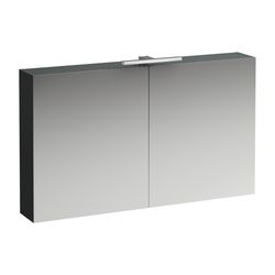 Laufen Spiegelschrank BASE, 185x1200x700mm, Verkehrsgrau, 2 Türen, LED-Beleuchtu... LAUFEN-H4029021102661 7612738973193 (Abb. 1)