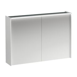 Laufen Spiegelschrank LANI, 715x1020x210mm, glänzend Weiß, 2 Türen 2 Glasfachböd... LAUFEN-H4037921122611 7612738047603 (Abb. 1)