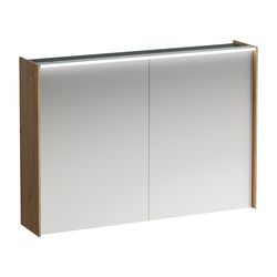 Laufen Spiegelschrank LANI, 715x1020x210mm, Wildeiche, 2 Türen 2 Glasfachböden, ... LAUFEN-H4037921122671 7612738047627 (Abb. 1)