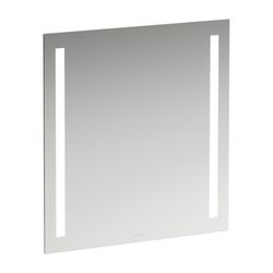 Laufen Spiegel LANI 650x28x700mm, mit 2 vertikal integrierten LED-Lichtelementen... LAUFEN-H4038531121441 7612738026578 (Abb. 1)