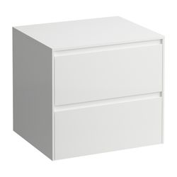 Laufen Waschtisch Unterbau u. Platte Schubladenel. LANI 493x585x527mm, Mattweiß,... LAUFEN-H4043001122601 7612738046453 (Abb. 1)