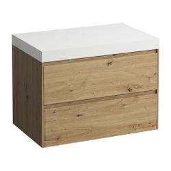 Laufen WT Unterbau u. Platte, Modular System, LANI 495x785x580mm, Wildeiche, Mat... LAUFEN-H4045501122671 7612738052591 (Abb. 1)