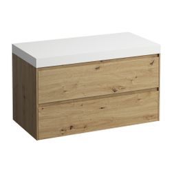 Laufen WT Unterbau u. Platte, Modular System, LANI 495x985x580mm, Wildeiche, Mat... LAUFEN-H4045601122671 7612738052966 (Abb. 1)