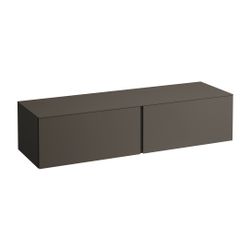 Laufen Schubladenelement, Ilbagnoalessi, 1600mm, Dunkelbraun, 2 Schub., ohne Aus... LAUFEN-H4303300974291 7612738071820 (Abb. 1)