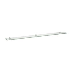 Laufen Glasablage Frame 25 120x1200x10mm, mit 3 Wandbefestigungen Silber eloxier... LAUFEN-H4475879000001 7612738915759 (Abb. 1)