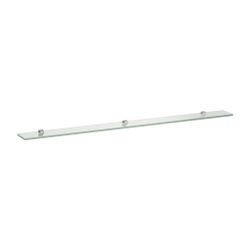 Laufen Glasablage Frame 25 120x1300x10mm, mit 3 Wandbefestigungen Silber eloxier... LAUFEN-H4475889000001 7612738915766 (Abb. 1)