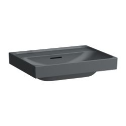 Laufen Aufsatzwaschtisch MEDA 460x600x160mm, Mattgraphit, ohne Hahnloch, mit Übe... LAUFEN-H8161137581091 7612738069032 (Abb. 1)