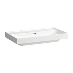 Laufen Aufsatzwaschtisch MEDA 460x800x160mm, Weiß LCC, ohne Hahnloch, mit Überla... LAUFEN-H8161174001091 7612738065416 (Abb. 1)