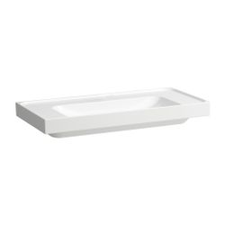 Laufen Aufsatzwaschtisch MEDA 460x1000x160mm, Weiß, Ablage links/rechts, ohne Ha... LAUFEN-H8161190001121 7612738066758 (Abb. 1)